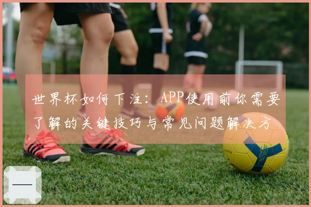 世界杯如何下注：APP使用前你需要了解的关键技巧与常见问题解决方案