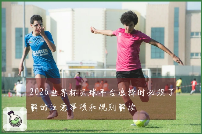 2026世界杯买球平台选择时必须了解的注意事项和规则解读